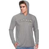 Custom Gray Cream UV-Hoodie