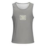 Custom Gray Cream Men's Tank Top