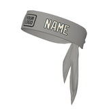 Custom Gray Cream Headband