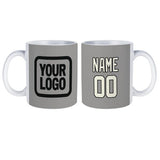 Custom Gray Cream Mug