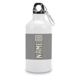 Custom Gray Cream Sports Bottle