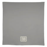 Custom Gray Black Square Table Cloth