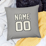 Custom Gray Cream Pillowcase
