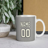 Custom Gray Cream Mug