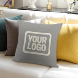 Custom Gray Cream Pillowcase