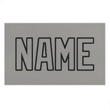 Custom Gray Gray Beach Towel