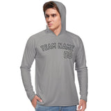 Custom Gray Gray UV-Hoodie