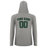 Custom Gray Green UV-Hoodie