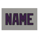 Custom Gray Purple Beach Towel