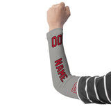 Custom Gray Red Arm Sleeve