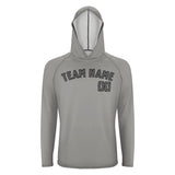 Custom Gray Dark Grey UV-Hoodie