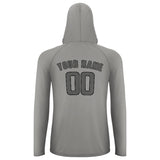 Custom Gray Dark Grey UV-Hoodie