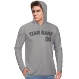 Custom Gray Dark Grey UV-Hoodie