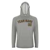 Custom Gray Khaki UV-Hoodie