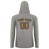 Custom Gray Khaki UV-Hoodie