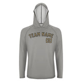 Custom Gray Light Khaki UV-Hoodie