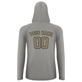 Custom Gray Light Khaki UV-Hoodie