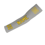 Custom Gray Gold Arm Sleeve