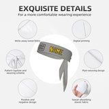 Custom Gray Gold Headband