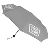 Custom Gray White Automatic Umbrella