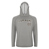 Custom Gray Brown UV-Hoodie