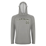 Custom Gray Olive UV-Hoodie