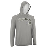 Custom Gray Olive UV-Hoodie