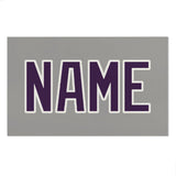 Custom Gray Purple Beach Towel