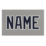 Custom Gray Navy Beach Towel