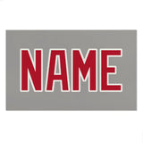 Custom Gray Red Beach Towel