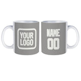 Custom Gray White Mug