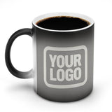 Custom Gray White Magic Mug