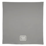 Custom Gray White Square Table Cloth