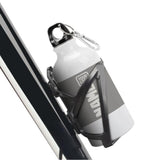 Custom Gray White Sports Bottle