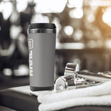 Custom Gray White Stainless Steel Water Cup