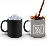 Custom Gray White Magic Mug