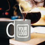 Custom Gray White Mug