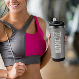 Custom Gray White Stainless Steel Water Cup