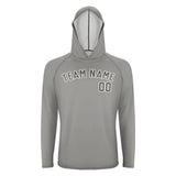 Custom Gray Dark Grey UV-Hoodie