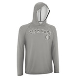 Custom Gray Dark Grey UV-Hoodie