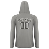 Custom Gray Dark Grey UV-Hoodie