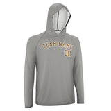 Custom Gray Khaki UV-Hoodie