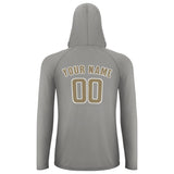 Custom Gray Light Khaki UV-Hoodie