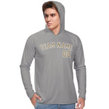 Custom Gray Light Khaki UV-Hoodie
