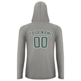 Custom Gray Blue Green UV-Hoodie