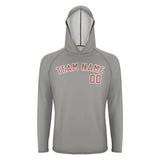 Custom Gray Copper Rose UV-Hoodie