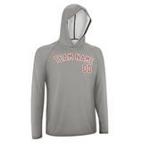Custom Gray Copper Rose UV-Hoodie