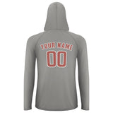 Custom Gray Copper Rose UV-Hoodie