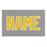 Custom Gray Gold Beach Towel