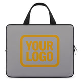 Custom Gray Yellow Laptop Bag